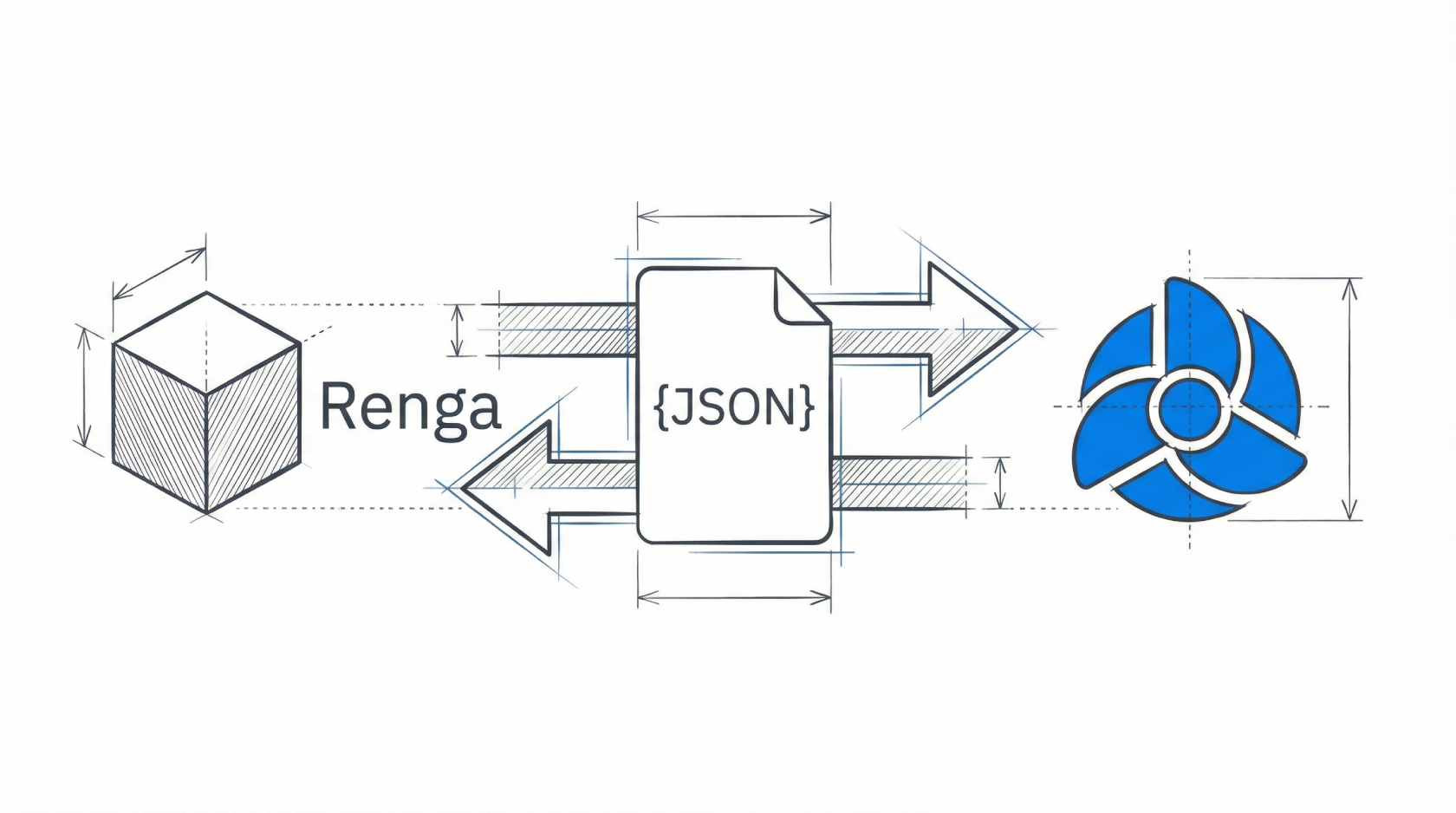 Иконка экспорта помещений из Renga для расчета воздухообмена